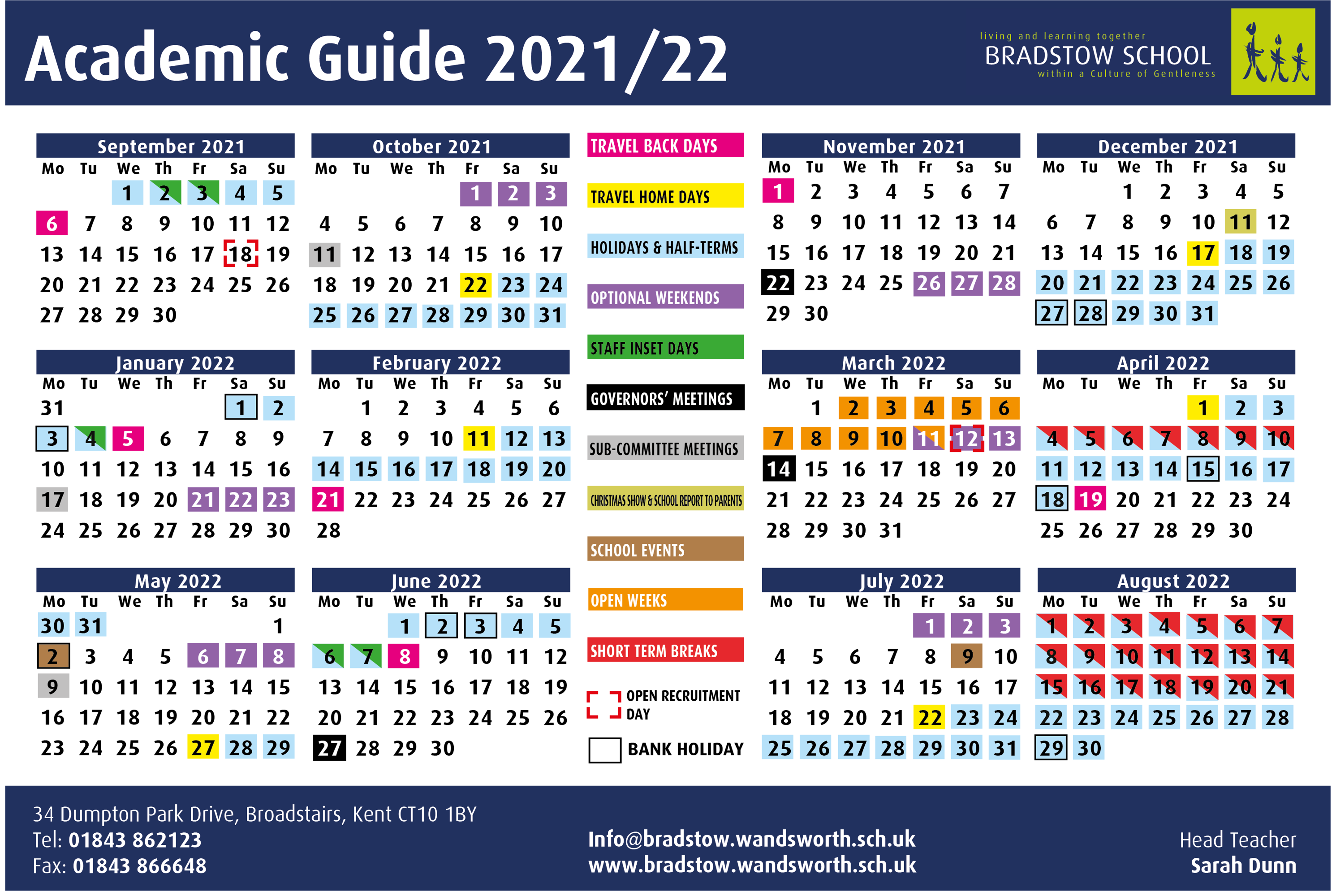 Calendar layout 2021 22 updated 12nov2021