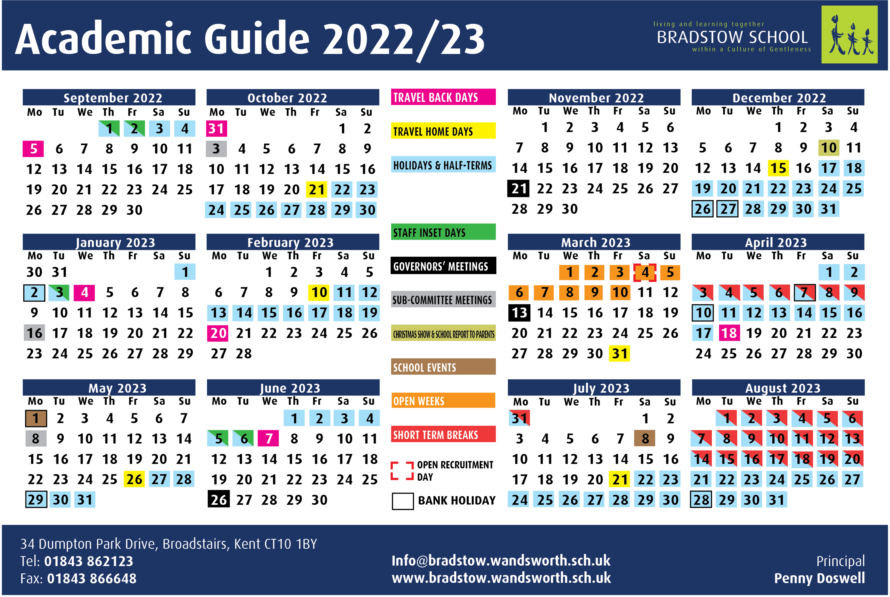 Calendar layout 2022 23 optional weekends removed christmas finish day change updated 13oct2022a