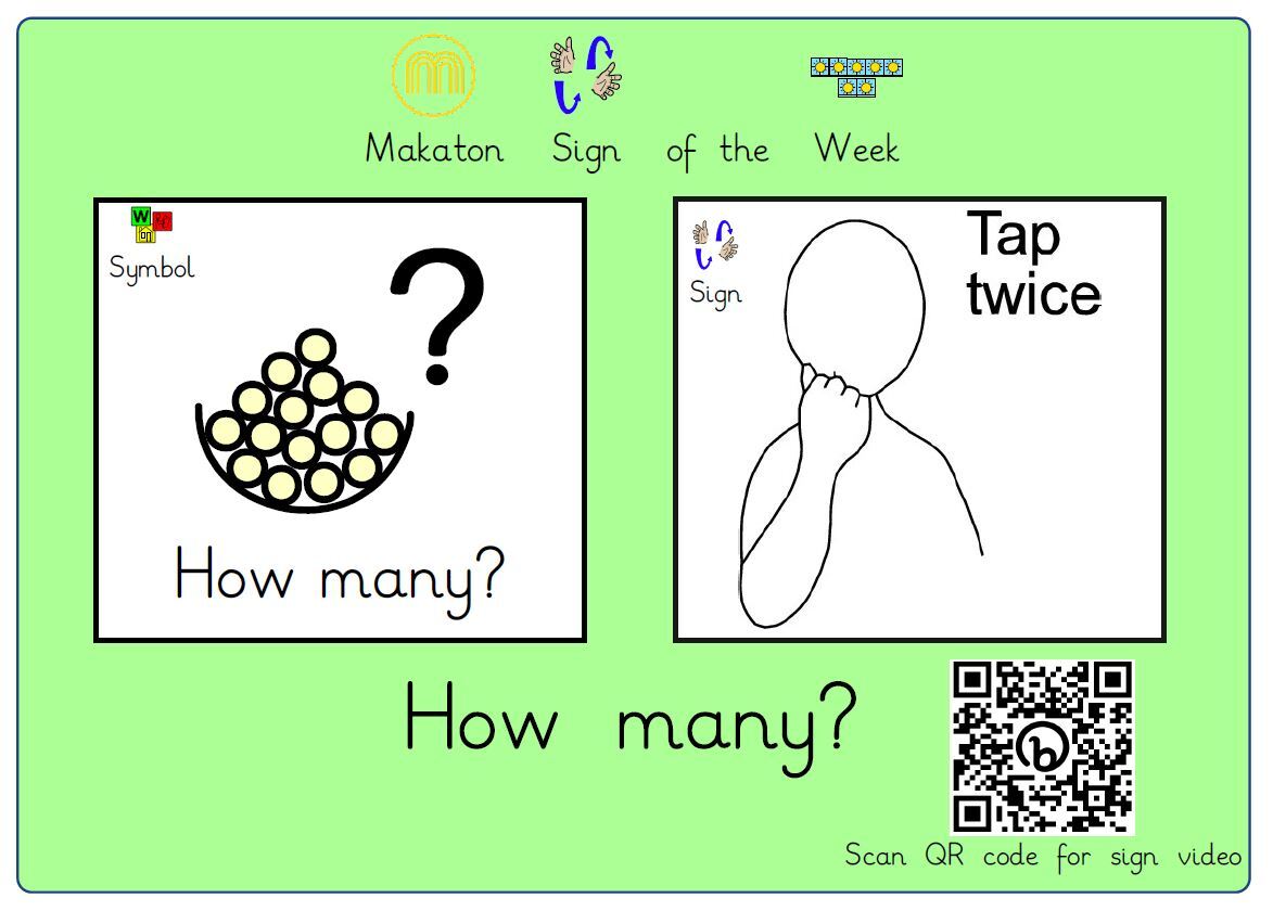 Makaton sign of the week how many 26 june 2023 news bradstow school